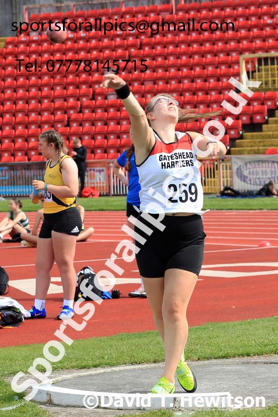 Shot Putt, 2024 Gateshead Tartan Games.  Photo: David T. Hewitson/Sports for All Pics